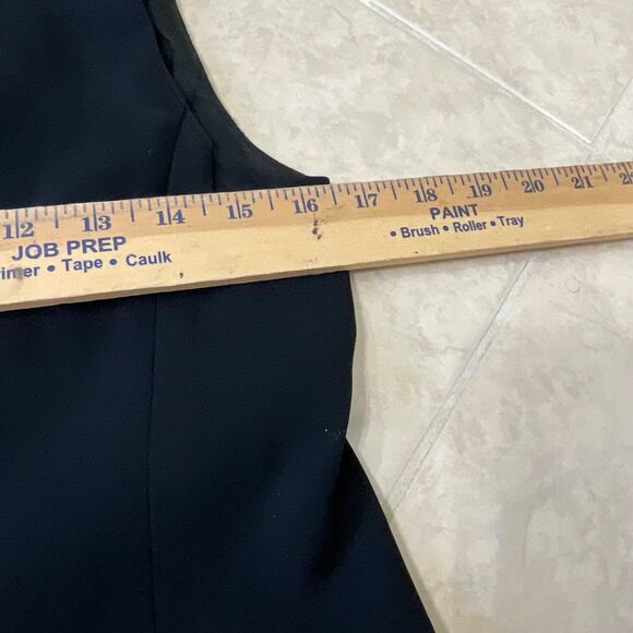 BABATON ARITZIA double -breasted Mini Dress Size 4 Black sleeveless pockets - Picture 8 of 12